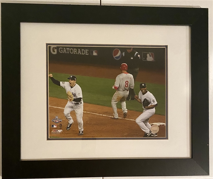 2009 New York Yankees World Series Photo Unsigned Framed