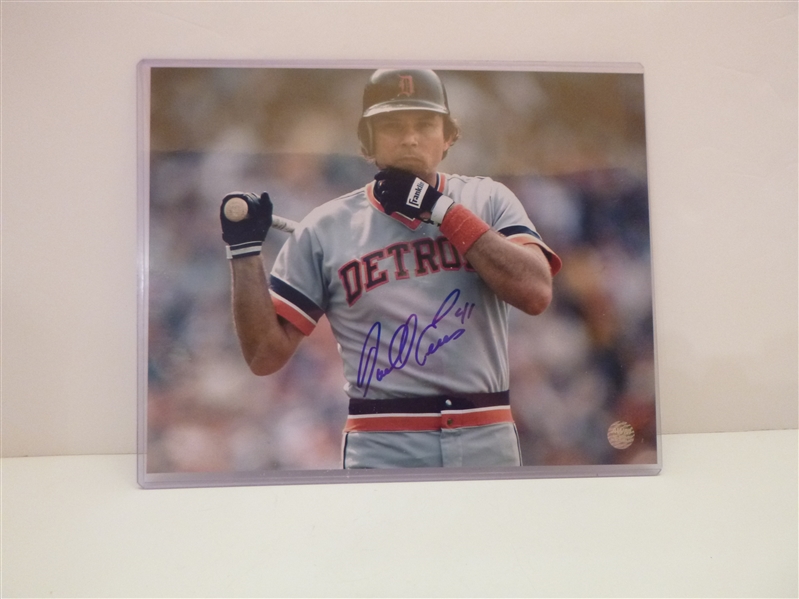 Detroit Tigers Darrell Evans Signed 8x10 Photo