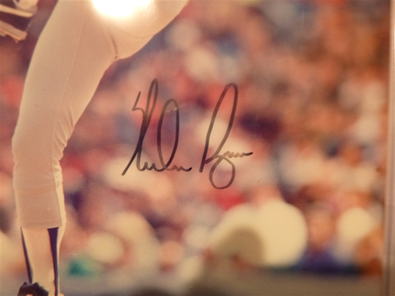 Texas Rangers Hall Of Famer Nolan Ryan Signed 8x10 Photo Comes With A Unsigned 8x10 Photo