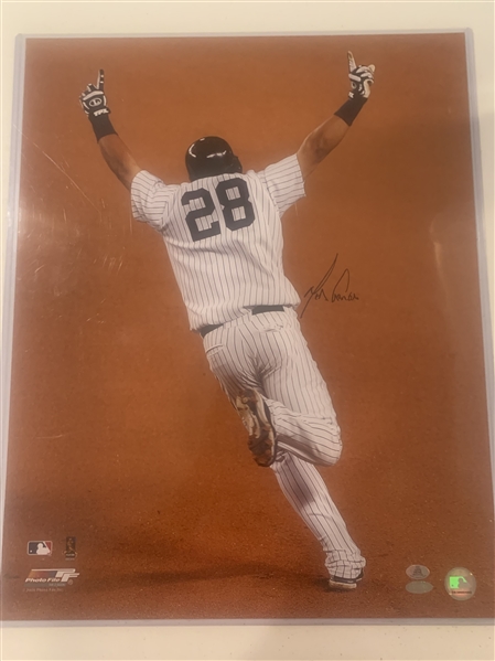 New York Yankees Former Outfielder Melky Cabrera Signed 16x20 Running Photo