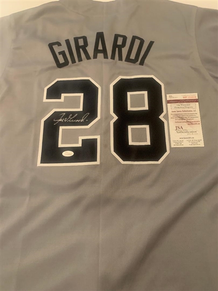 New York Yankees Joe Girardi Signed Grey Jersey (JSA Cert)