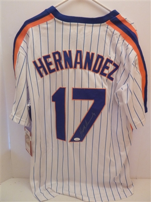 NY METS KEITH HERNANDEZ SIGNED HOME JERSEY 