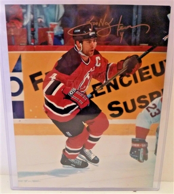 New Jersey Devils Former Captain Scott Stevens Signed 8x10 photo