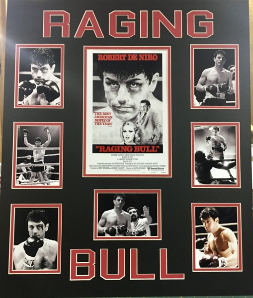 RAGING BULL UNSIGNED FRAMED COLLAGE