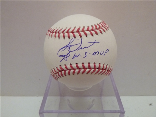 New York Yankees Bucky Dent Signed Baseball With The Inscription 78 WS MVP 