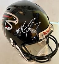 Atlanta Falcons Michael Vick Signed Full Size #7 Pro Helmet -Beckett Cert 