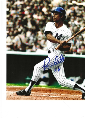 New York Yankees Roy White Signed 8x10 Photo - PIFA Cert