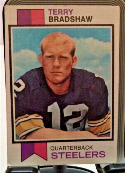 Pittsburgh Steelers HOF QB Terry Bradshaw 1973 Topps Card#15