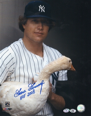 NY Yankees Goose Gossage Signed 8x10 Photo HOF 2008 