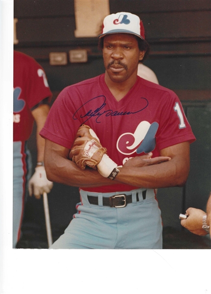 MONTREAL EXPOS ANDRE DAWSON SIGNED 8X10 PHOTO