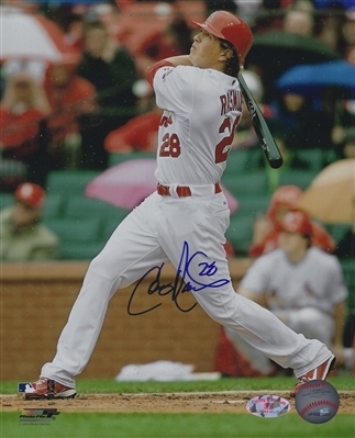 ST.LOUIS CARDINALS COLBY RASMUS SIGNED 8X10 PHOTO