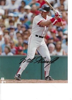 BOSTON REDSOX MIKE GREENWALL SIGNED 8X10 PHOTO