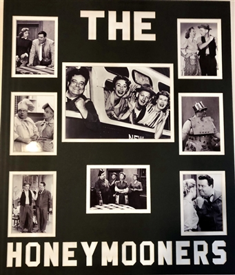 ONE OF THE GREATEST TV SHOWS EVER-"THE HONEYMOONERS" UNSIGNED FRAMED COLLAGE