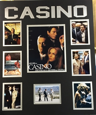 THE MOVIE CASINO UNSIGNED FRAMED COLLAGE