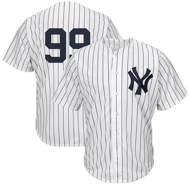 NY Yankees Aaron Judge Unsigned XL Pinstripe Nike Jersey
