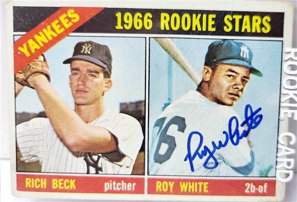 New York Yankees Roy White Signed 1966 Topps #234 Rookie Card