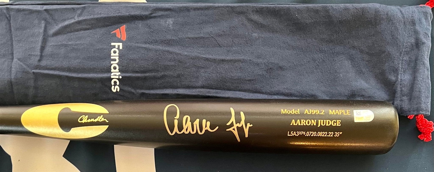 Aaron Judge New York Yankees Autographed Chandler Game Model Bat 