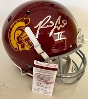 USC Trojans Ronald Jones Signed Full Size Replica Shutt Helmet-JSA
