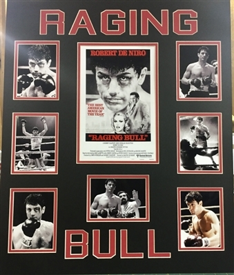 The Movie Raging Bull Unsigned Framed Collage 22"x27"