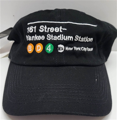 New York Yankees 161 Street Yankee Stadium Station Embroidered Hat Cap