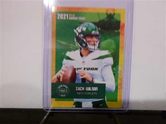 NEW YORK JETS QUARTERBACK 2021 ROOKIE GEMS ZACH WILSON CARD