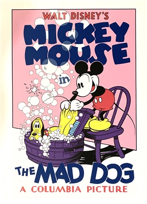 Walt Disneys Mickey Mouse in "The Mad Dog" Serigraph