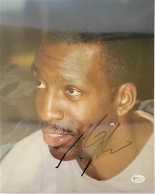 Michael Johnson Olympic Track Star Signed 8x10 Photo