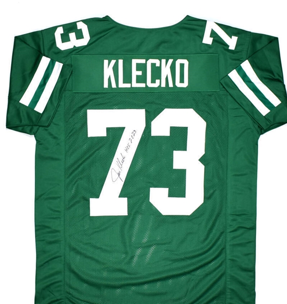 New York Jets Joe Klecko Signed Green Jersey With HOF 2023 Inscription  -JSA