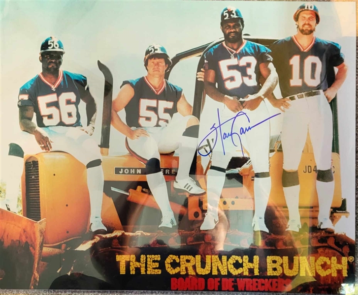 New York Giants Harry Carson Signed 16x20 Crunch Bunch Photo