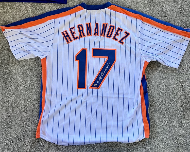 New York Mets Keith Hernandez Signed Pinstripe Jersey -CX Hologram