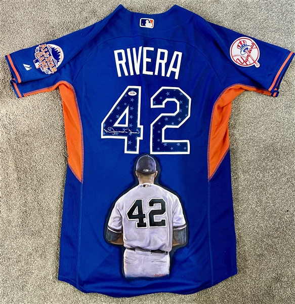 Mariano Rivera Signed Hand Painted Original By Artist Doo S Oh-PSA Hologram 