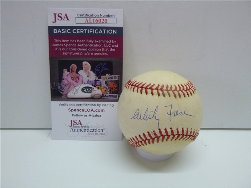 New York Yankees Whitey Ford Signed OAL Baseball - JSA Full Letter 