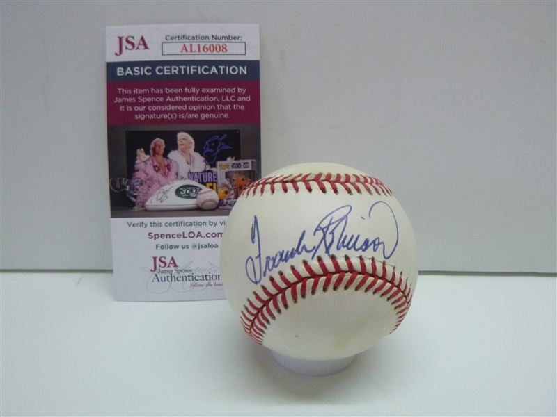 Baltimore Orioles Frank Robinson Signed OML Baseball -JSA