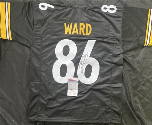 Pittsburgh Steelers Hines Ward Signed Black Jersey-JSA