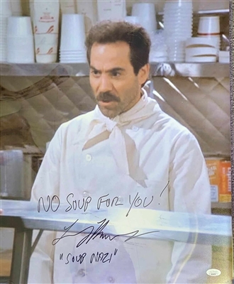 Seinfeld Larry Thomas "Soup Nazi" Signed 16x20 Photo No Soup For You -JSA 