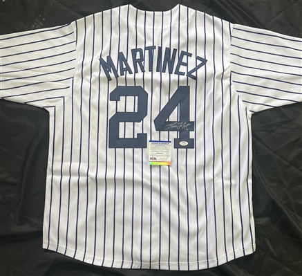 New York Yankees Tino Martinez Signed Custom Pinstripe Jersey-PSA