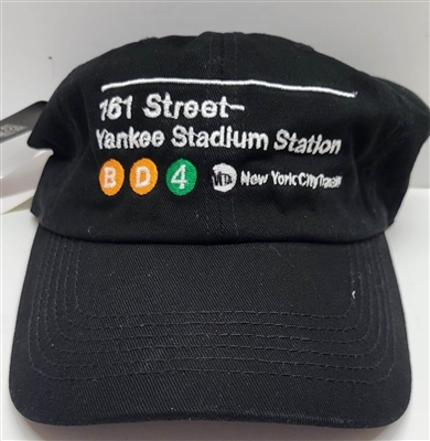 NY Yankees 161 Street Yankee Stadium Station Embroidered Cap