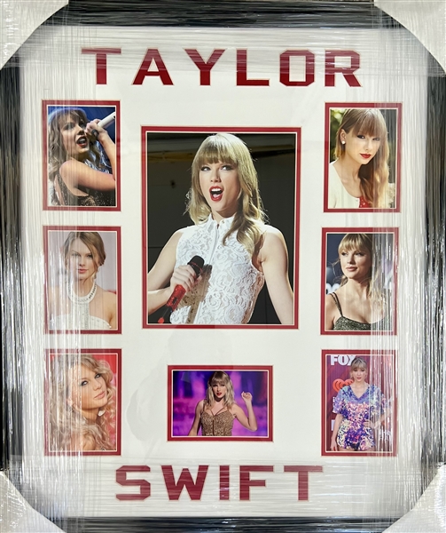 TAYLOR SWIFT Unsigned Framed Collage 22x27"