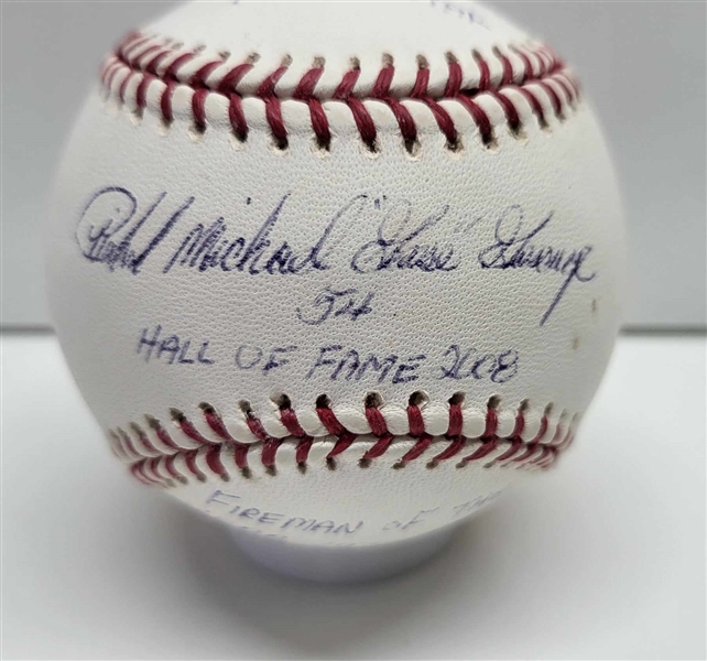 NY Yankees GOOSE GOSSAGE signed Hall of Fame Ball with multi-inscriptions. Cerification by All American Collectibles & Goose Gossage Hologram. 