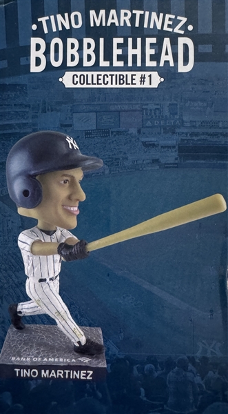 NY Yankees unsigned TINO MARTINEZ Bobblehead Collectible #1