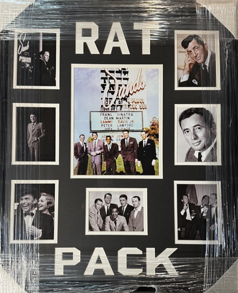 The Ratpack Unsigned Framed Collage 22x27"